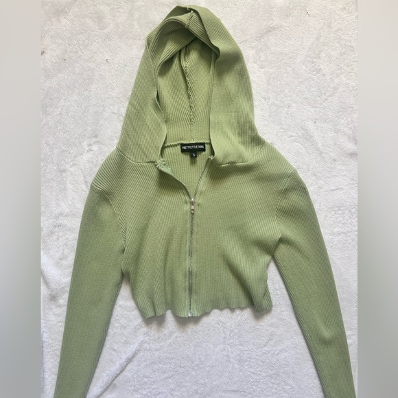 Zip up green top from pretty little thing! - Picture 1 of 1